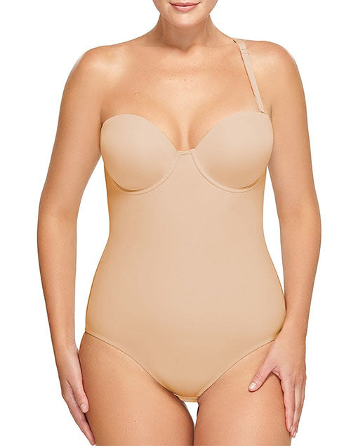 Wacoal Red Carpet Strapless Full Busted Underwire Bodysuit, Style # 801219