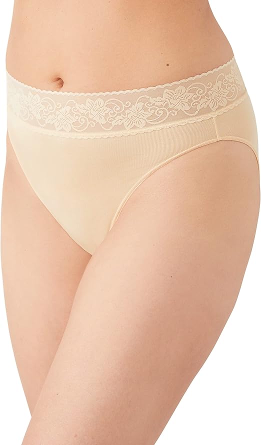 Wacoal's Comfort Touch Hi Cut Brief Panty, Style# 871353-3 for $48