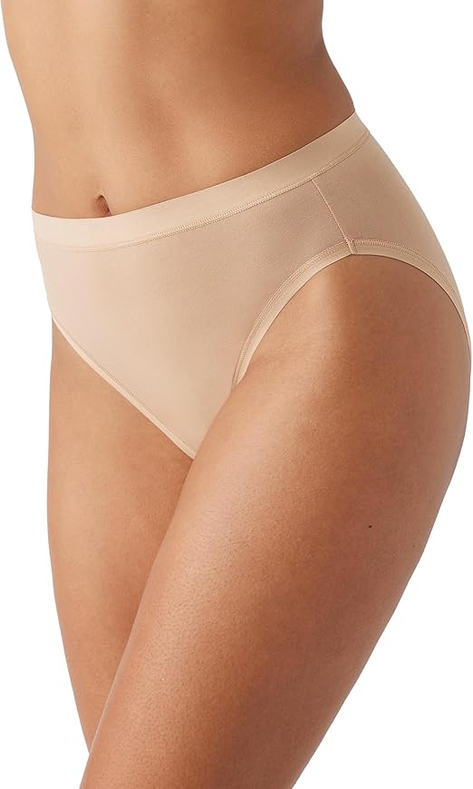 Wacoal's Understated Cotton Hi Cut Brief, Style# 879362 3 for $48