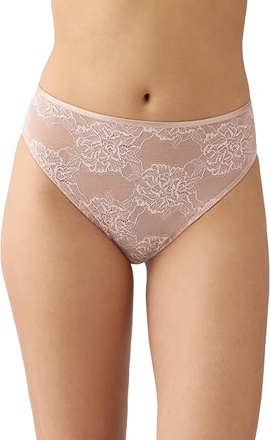 Wacoal's Full Bloom Hi Cut, Style# 841409, Sizes S-XL