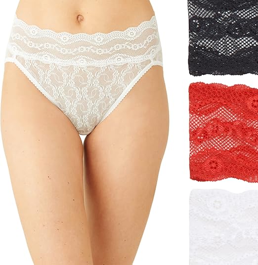 b.tempt'd Lace Kiss Hi-Leg Panty Pack, Style# 970882, Pkg of 3