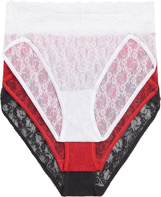 b.tempt'd Lace Kiss Hi-Leg Panty Pack, Style# 970882, Pkg of 3