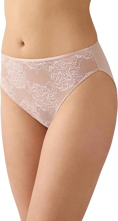 Wacoal's Full Bloom Hi Cut, Style# 841409, Sizes S-XL