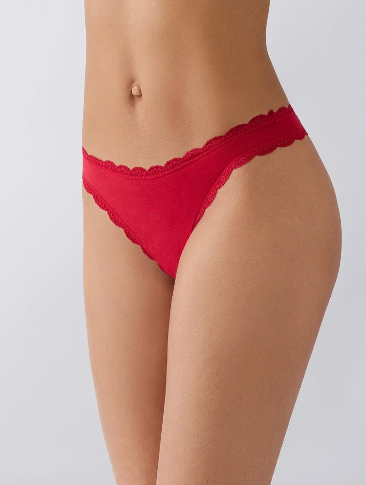b.tempt'd Inspired Eyelet Thong, Style# 972219, S-XL, 3 for $39