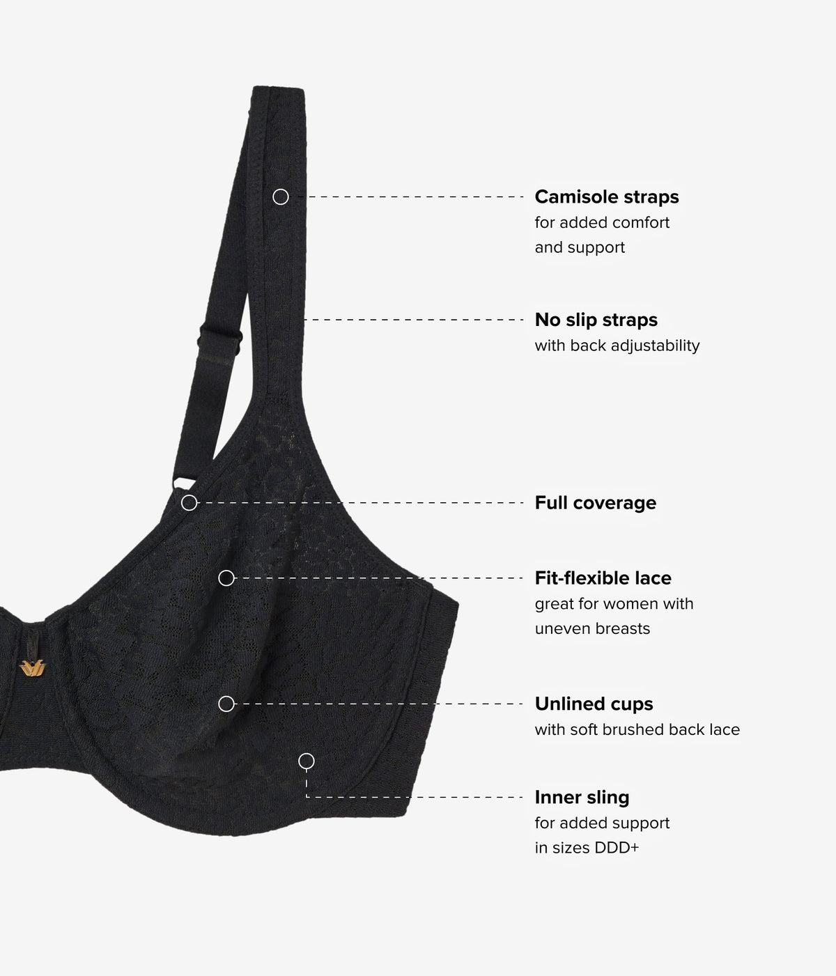 High Bar Underwire Bra