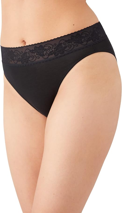 Wacoal's Comfort Touch Hi Cut Brief Panty, Style# 871353-3 for $48