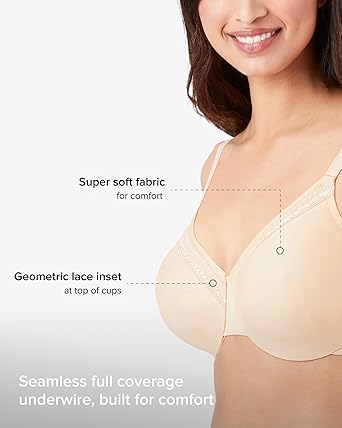 Wacoal Perfect Primer Full Figure Underwire Bra Style # 855213, C-J Cup