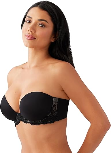 Wacoal Women's Self-Assured Push Up Strapless Bra Style # 854390