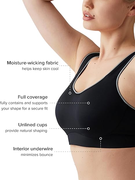 Wacoal Sydney Sport Underwire Bra, Up to H Cup, Style # 855302