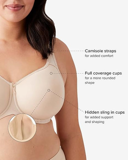 Wacoal Basic Beauty Spacer Underwire Contour T-Shirt Bra, Style # 853192 (Iv, Wh & 439)
