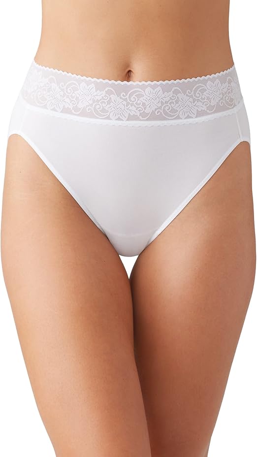 Wacoal's Comfort Touch Hi Cut Brief Panty, Style# 871353-3 for $48