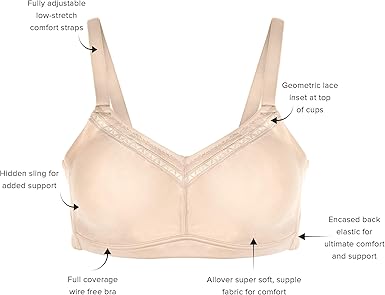 Wacoal Perfect Primer Wire Free Bra, Up to DDD Cup Sizes, Style # 852313