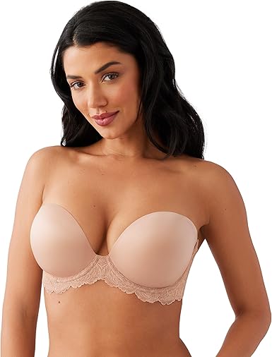 Wacoal Women's Self-Assured Push Up Strapless Bra Style # 854390