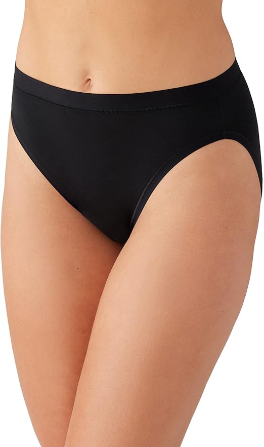 Wacoal's Understated Cotton Hi Cut Brief, Style# 879362 3 for $48