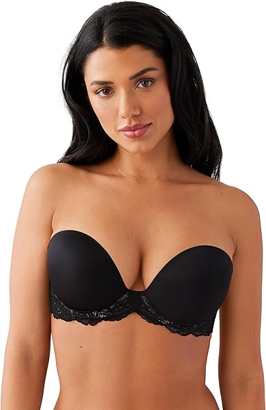 Wacoal Women's Self-Assured Push Up Strapless Bra Style # 854390