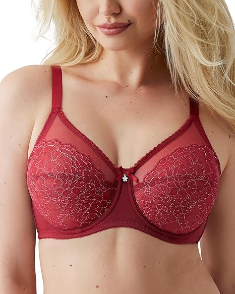 Wacoal Retro Chic Full Figure Underwire Bra, Style # 855186 - (TO & 643)