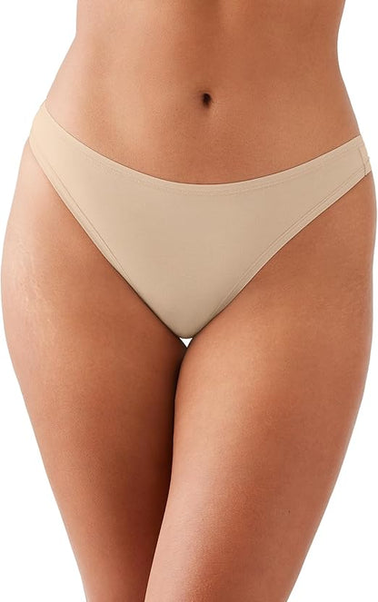 Wacoal's Understated Cotton Thong, Style# 876362 3 for $48