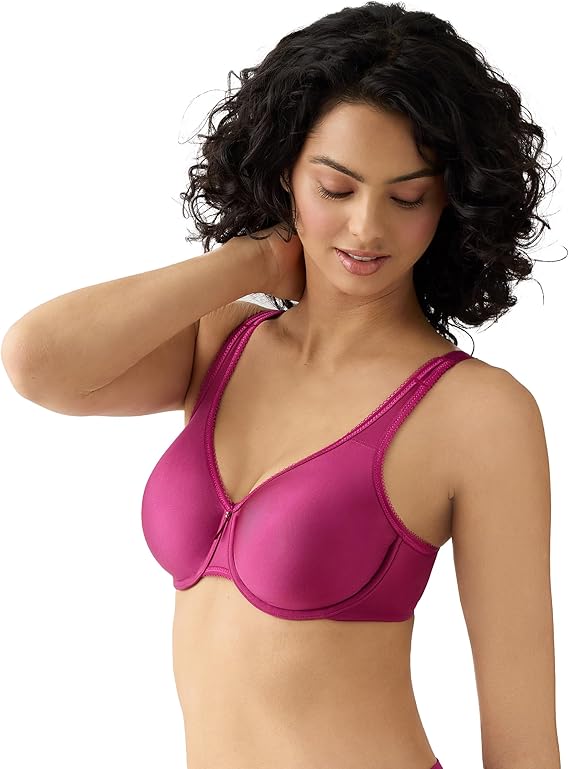 Wacoal Basic Beauty Full Figure, Seamless Bra, Style # 855192 (661)