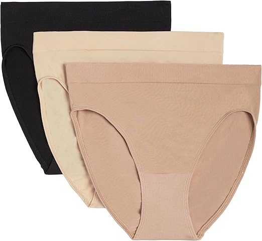 Wacoal B-Smooth Seamless Hi-Cut Brief Style Up to 5XL # 834175, 3 for $48