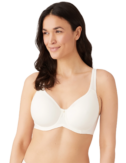 Wacoal Basic Beauty Spacer Underwire Contour T-Shirt Bra, Style # 853192 (Iv & Wh)
