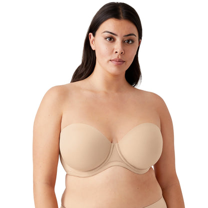 Wacoal Red Carpet Strapless Full Busted Underwire Bra Style # 854119 - Sand