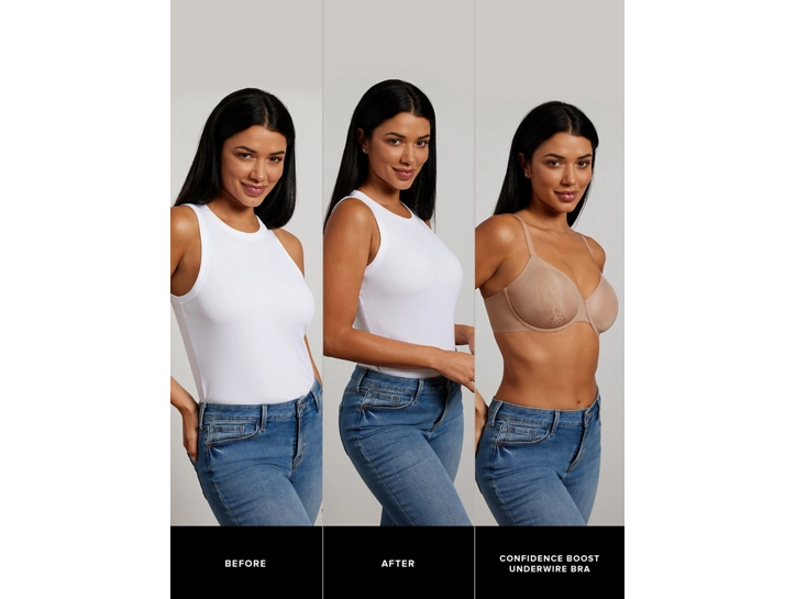 Wacoal's Confidence Boost Underwire Bra, Style# 855380