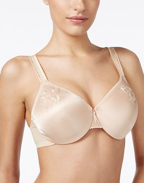Wacoal Slimline Seamless Underwire Minimizer Bra Style # 85154